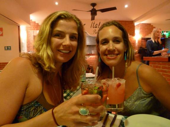 Curtindo a noite em Playa del Carmen, na península do Yucatán, no México